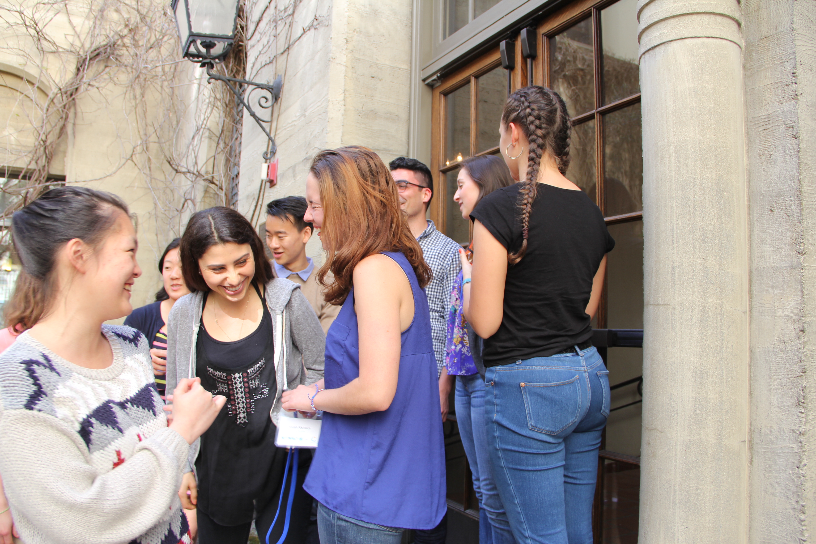 Students take a break during UC Berkeley's Nourishing 9 Billion SolutionLab.