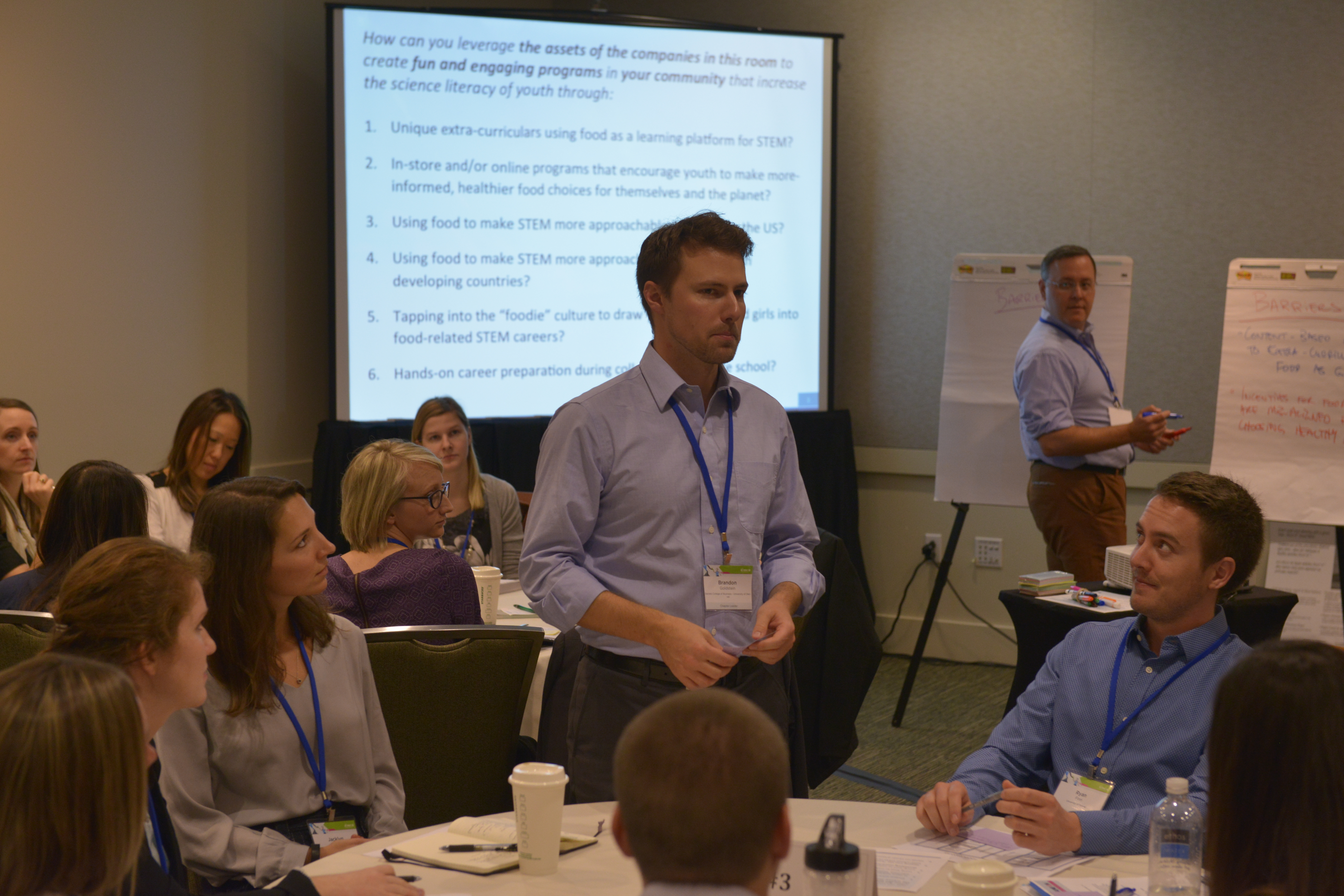 Students and industry discuss the future of STEM and Food at NI15