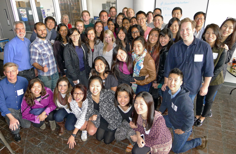 FoodInno students at the TCHO Hackathon